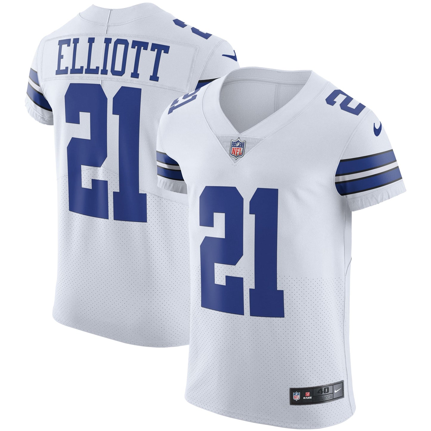 Ezekiel Elliott Dallas Cowboys Nike Vapor Elite Jersey - White
