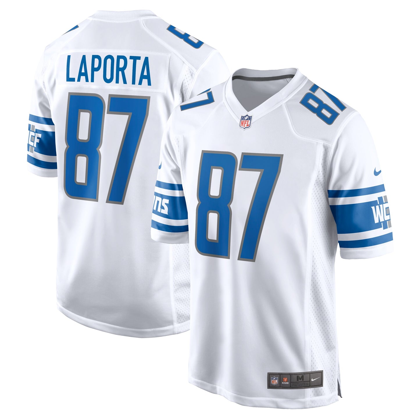 Sam Laporta Detroit Lions Nike Game Jersey - White