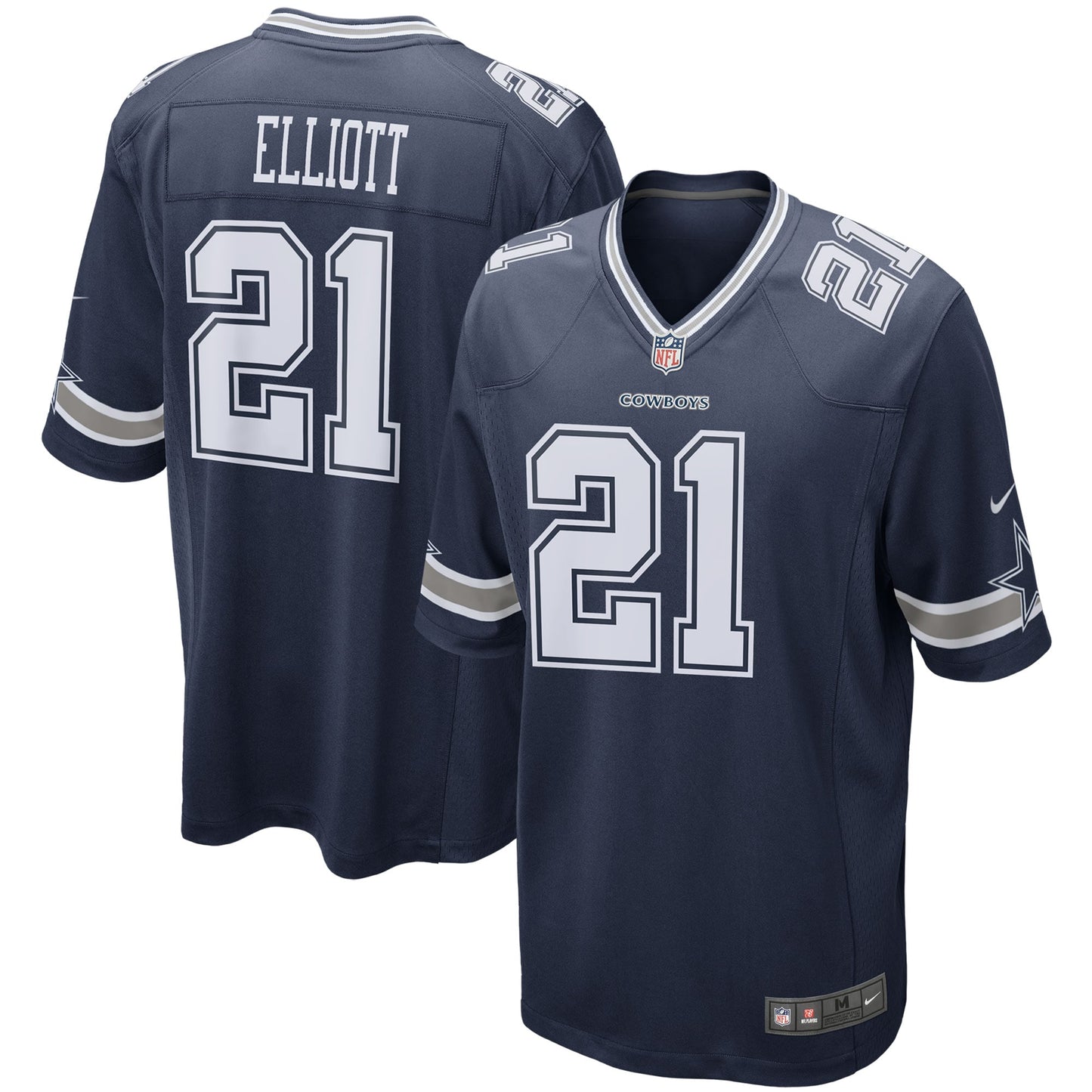 Ezekiel Elliott Dallas Cowboys Nike Game Team Jersey - Navy