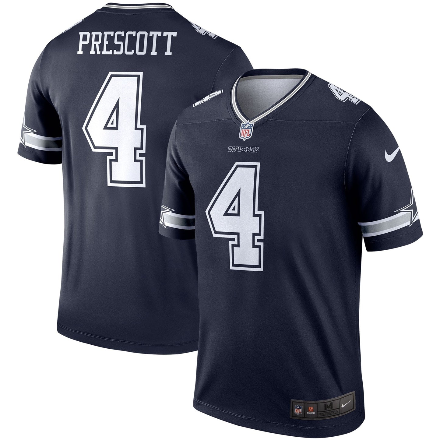 Men's Nike Dak Prescott Navy Dallas Cowboys Legend Player Jersey