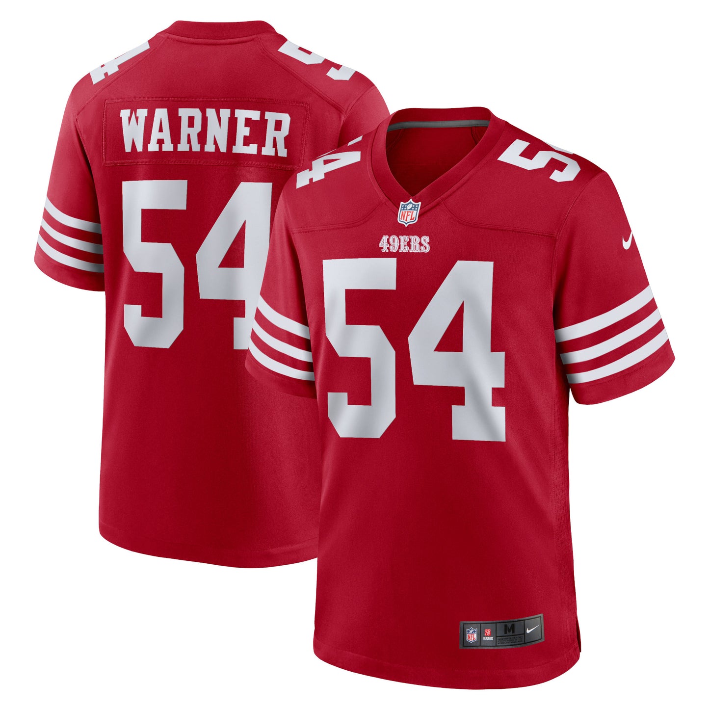 Fred Warner San Francisco 49ers Nike Women's Team Game Player Jersey - Scarlet